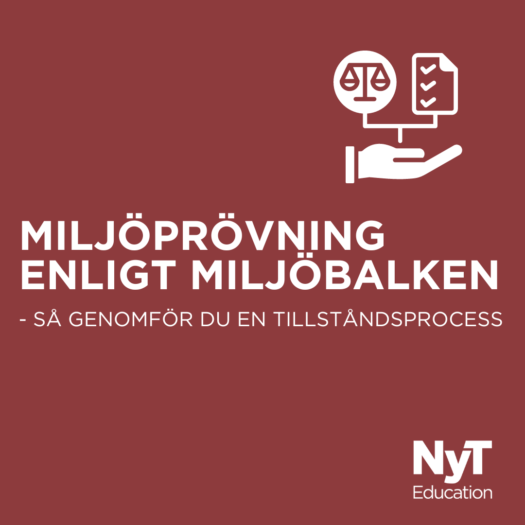 Miljöprövning enligt miljöbalken